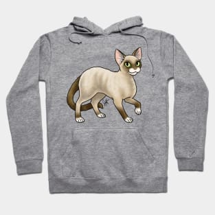 Cat - Devon Rex - Seal Point Hoodie